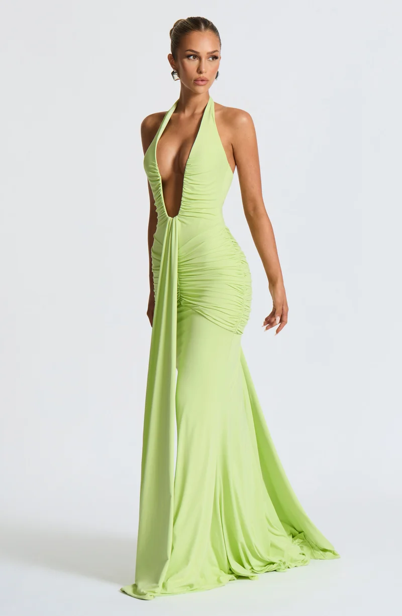 Bria | Fließendes Maxikleid Whisper Trail
