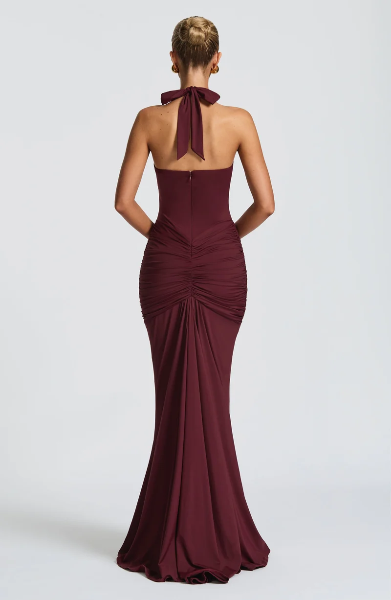 Bria | Fließendes Maxikleid Whisper Trail
