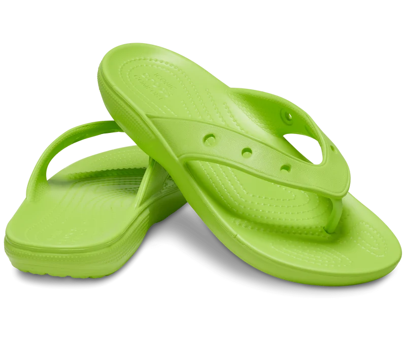 Crocs Klassischer Unisex-Flip-Flop – Limeade