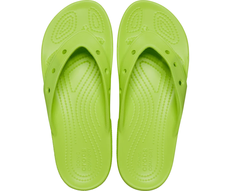 Crocs Klassischer Unisex-Flip-Flop – Limeade
