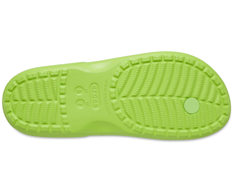 Crocs Klassischer Unisex-Flip-Flop – Limeade