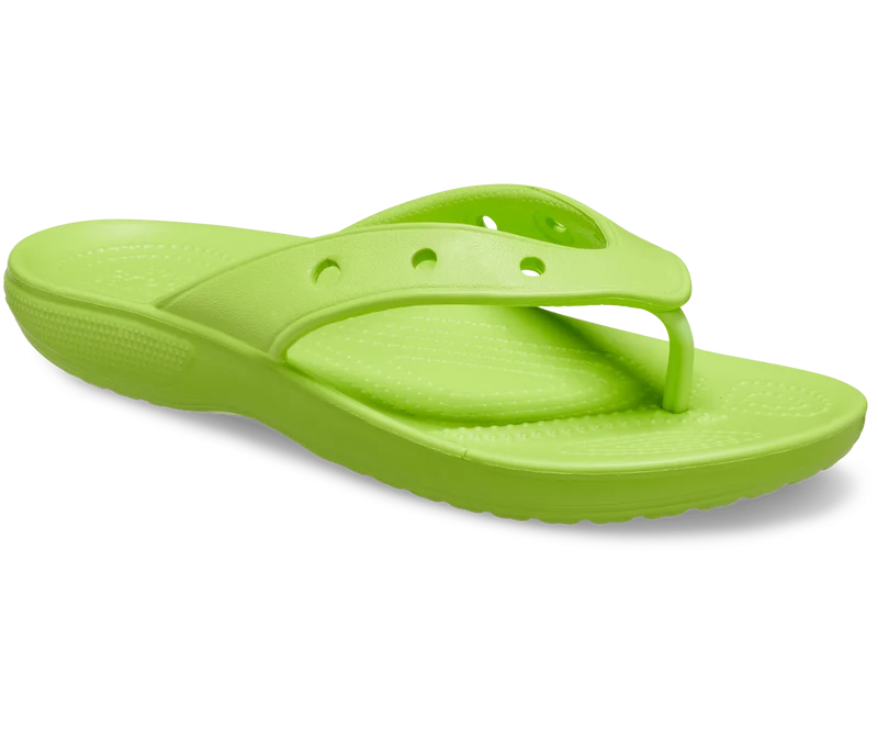 Crocs Klassischer Unisex-Flip-Flop – Limeade
