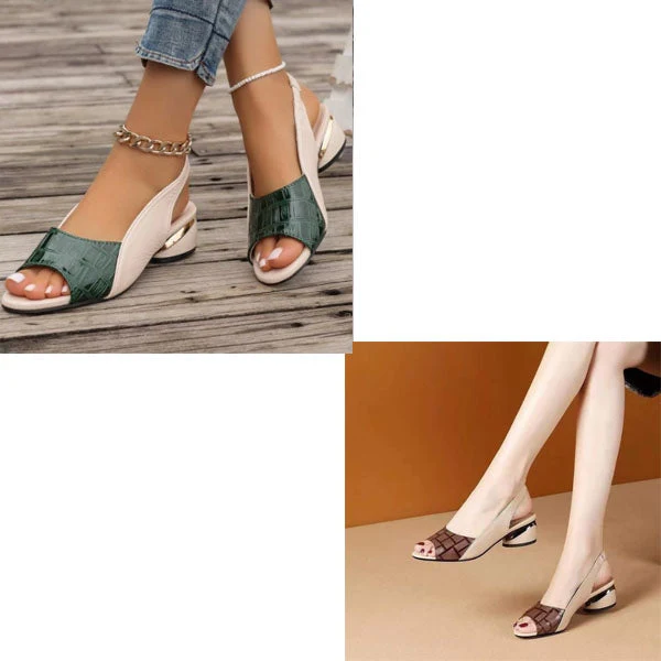 Leonie | Bequeme Blockabsatz Sandale