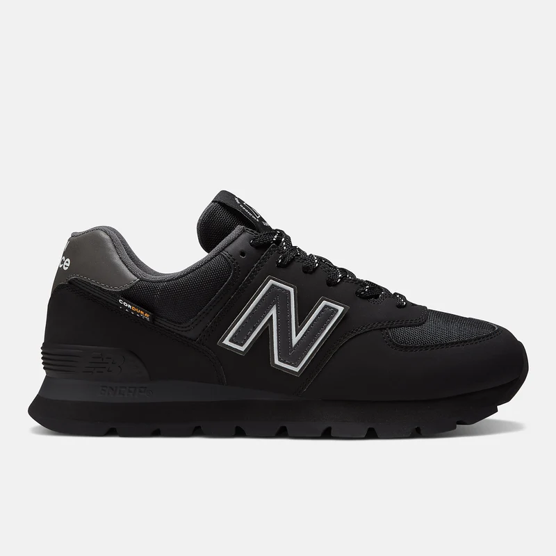 New Balance Herren 574 Fashion Trainer – Schwarz / Schwarz