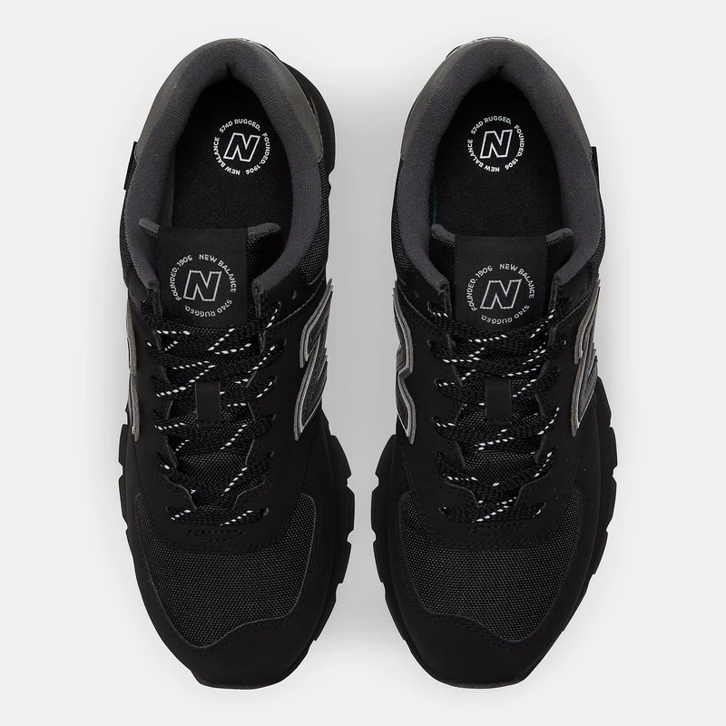 New Balance Herren 574 Fashion Trainer – Schwarz / Schwarz