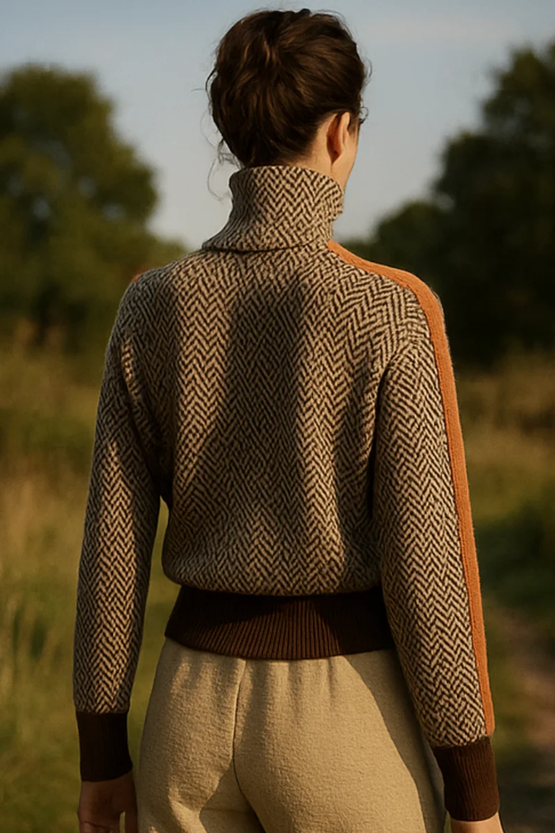 Marilou | Pullover mit Kontraststreifen