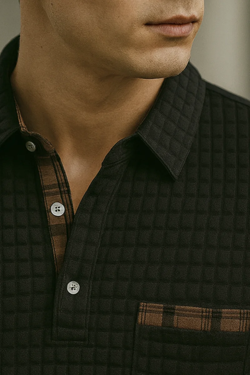 Joven | Polo Shirt mit Rautenmuster