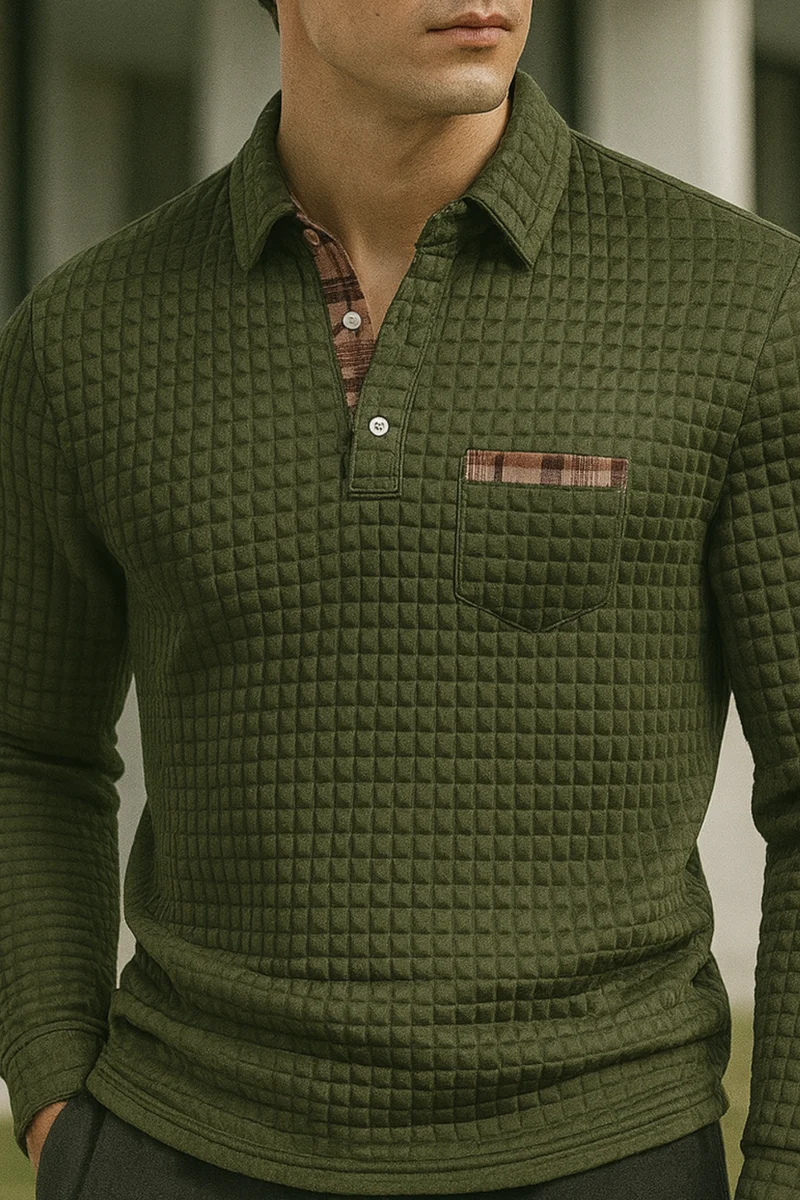 Joven | Polo Shirt mit Rautenmuster