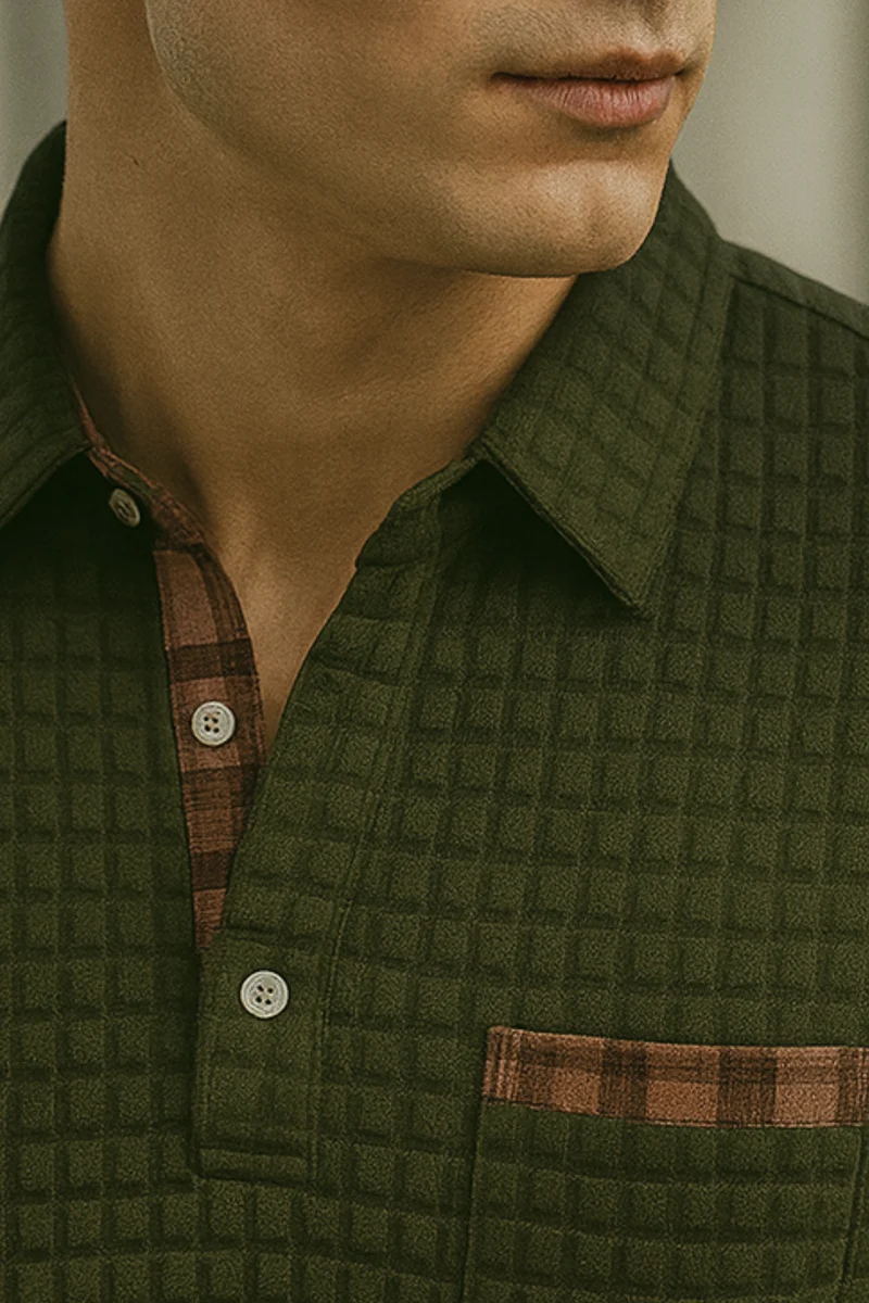 Joven | Polo Shirt mit Rautenmuster