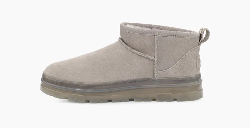 UGG Ultra Mini-Stiefel für Damen – Campfire Grey