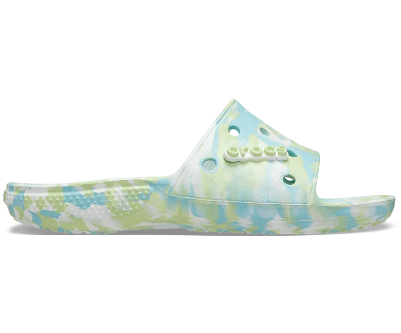 Crocs Klassische Unisex-Marmorrutsche – reines Wasser