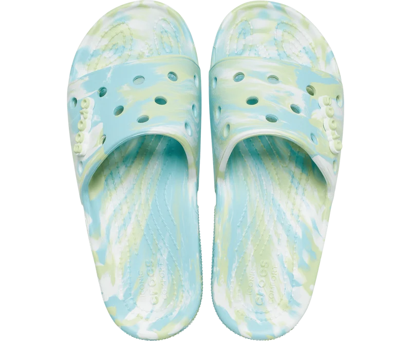 Crocs Klassische Unisex-Marmorrutsche – reines Wasser