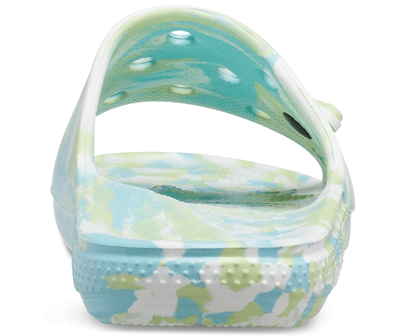 Crocs Klassische Unisex-Marmorrutsche – reines Wasser