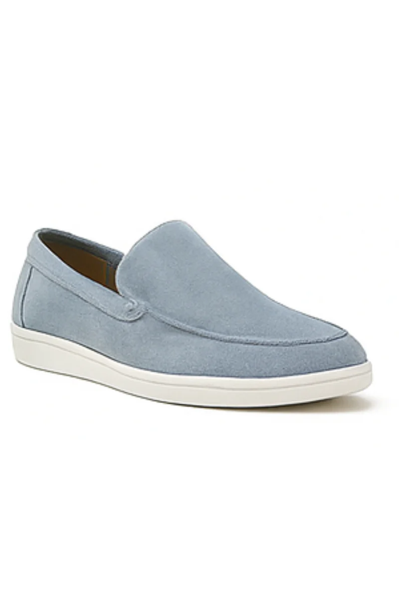 Chase Elegante Wildleder-Loafer | Hellblau