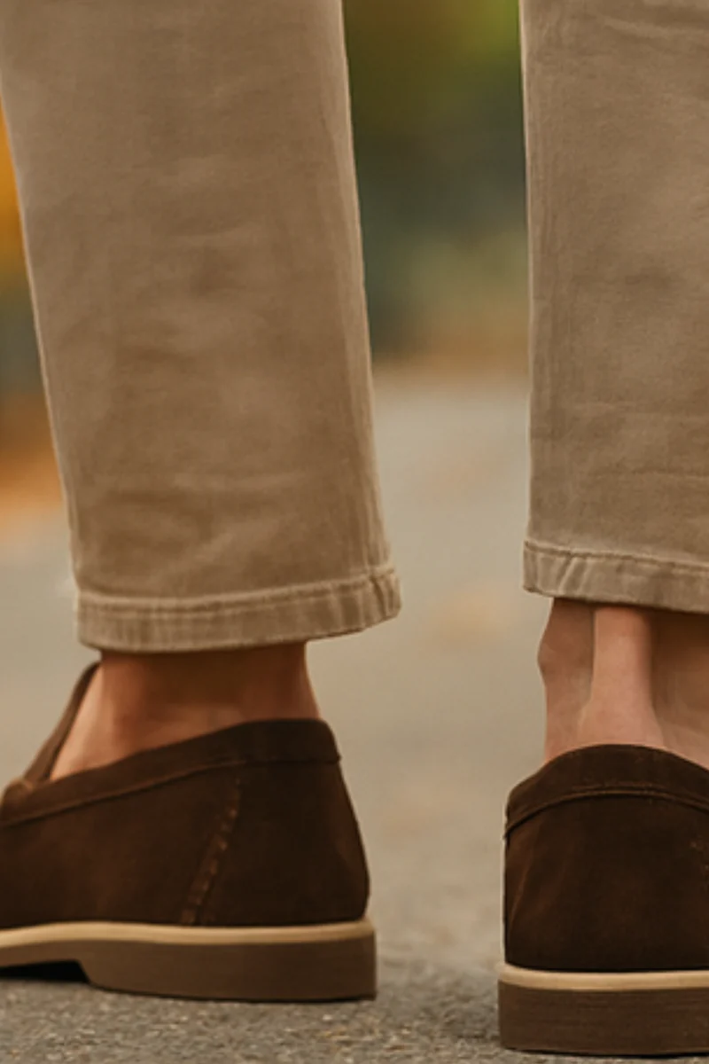 Chase Elegante Wildleder-Loafer | Braun