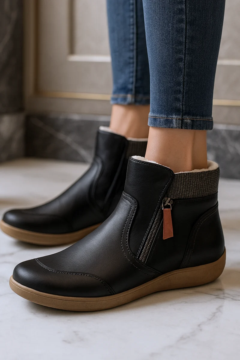 Geordie | Waterproof Orthopedic Leather Boots