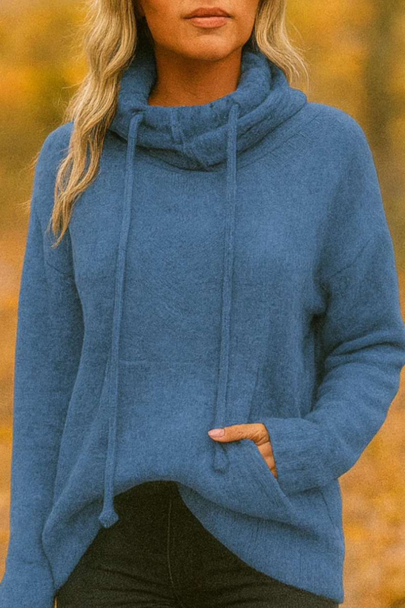 Xena | Long Sleeve Sweater mit Tasche