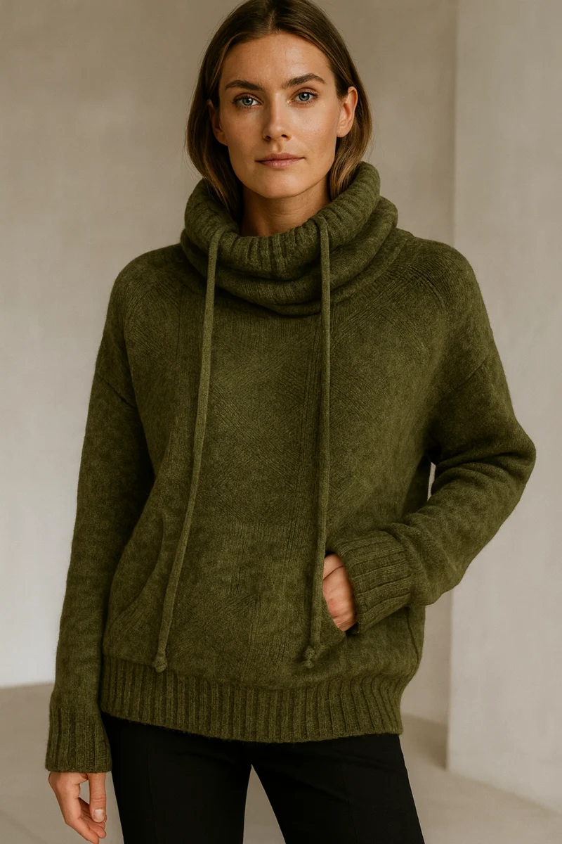 Xena | Long Sleeve Sweater mit Tasche