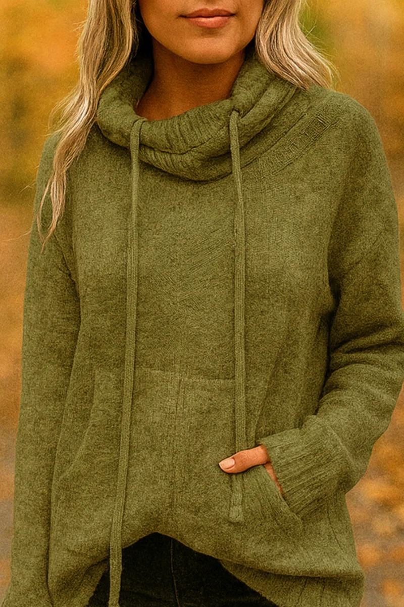 Xena | Long Sleeve Sweater mit Tasche
