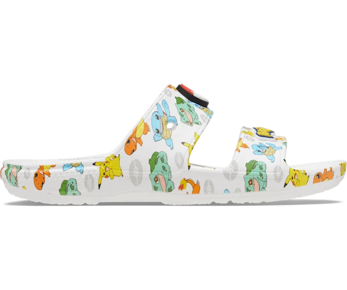 Crocs Unisex-Klassiker Pokemon Sandalen - Weiß