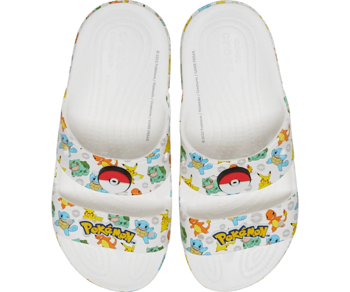 Crocs Unisex-Klassiker Pokemon Sandalen - Weiß