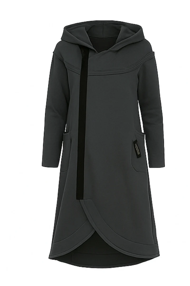 Nana Hoodie mit Reißverschluss | Grau