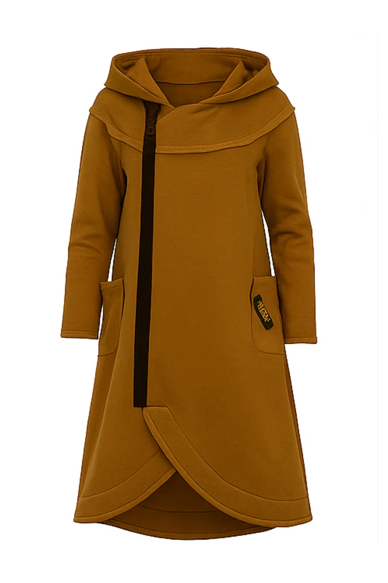 Nana Hoodie mit Reißverschluss | Braun