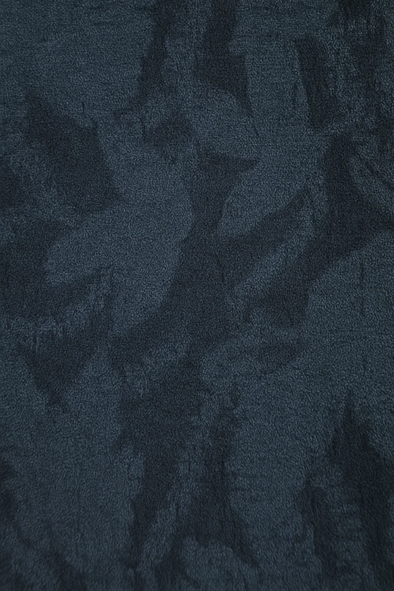 Kayla Maxikleid mit Blätterprint | Blau