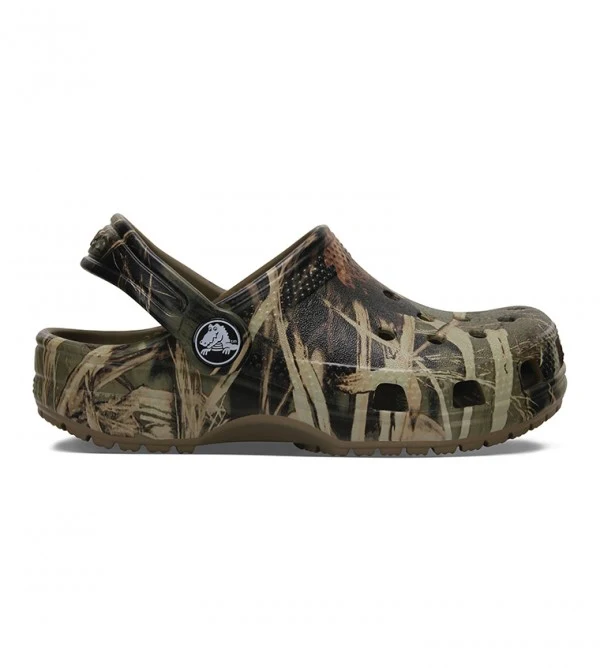 Crocs Klassischer Real Tree Clog für Kinder – Khaki