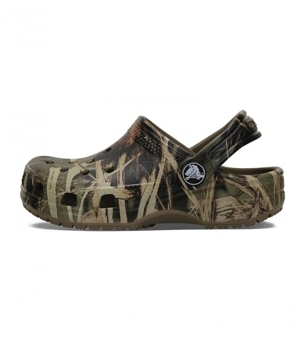 Crocs Klassischer Real Tree Clog für Kinder – Khaki