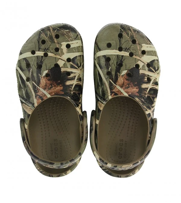 Crocs Klassischer Real Tree Clog für Kinder – Khaki