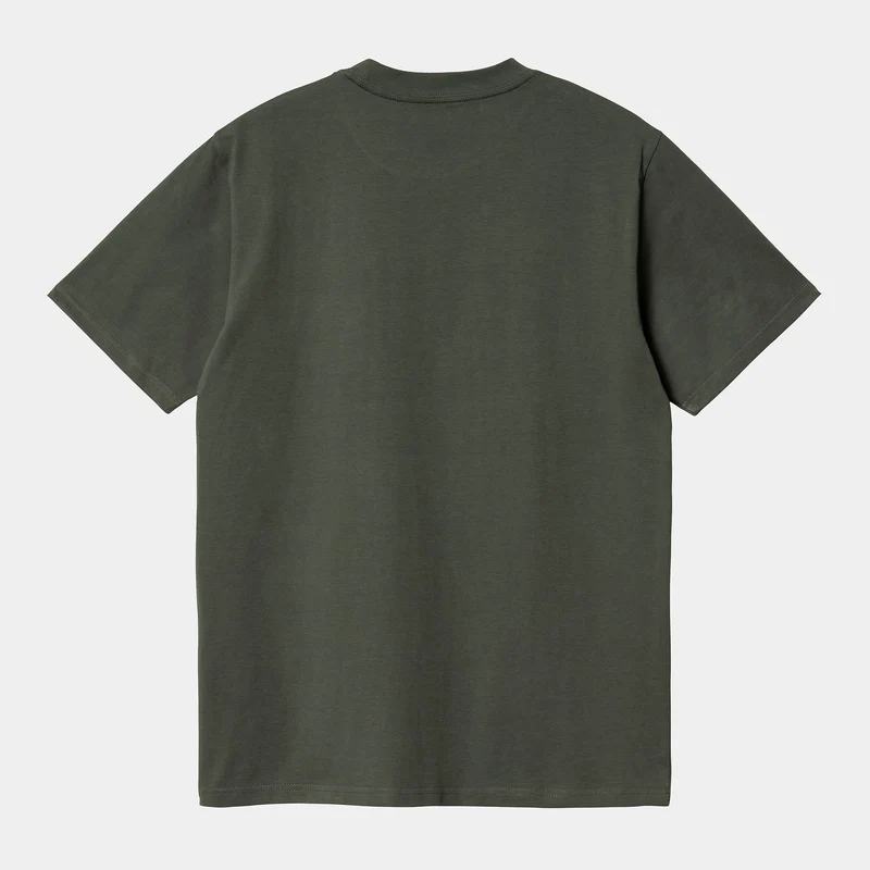 Carhartt WIP Herren-Kurzarm-T-Shirt mit Schriftzug – Boxwood