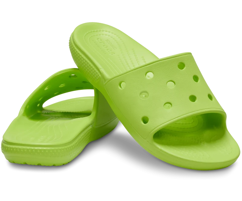 Crocs Klassische Unisex-Rutsche – Limeade