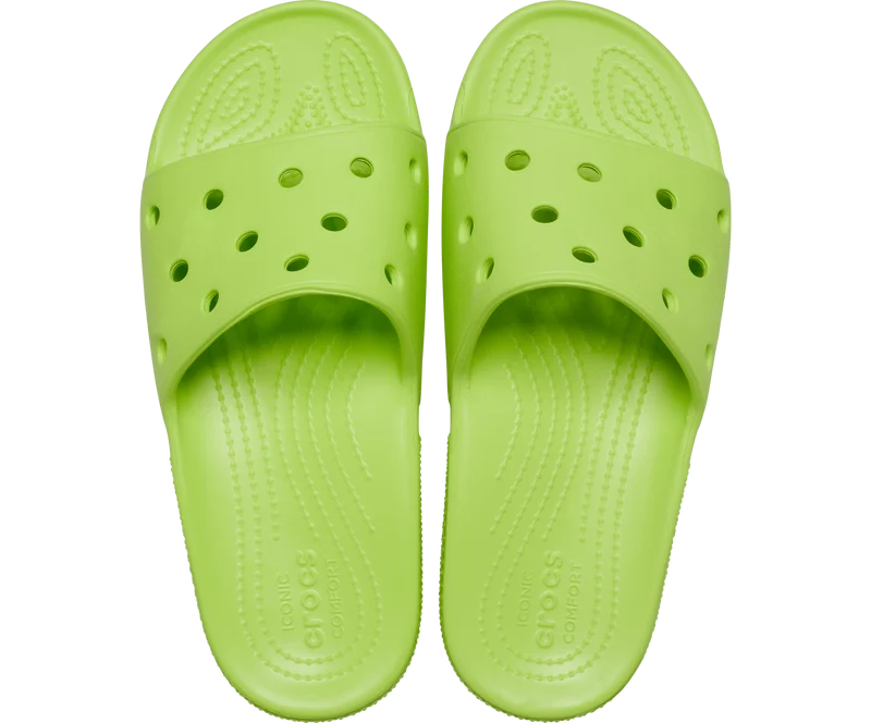 Crocs Klassische Unisex-Rutsche – Limeade