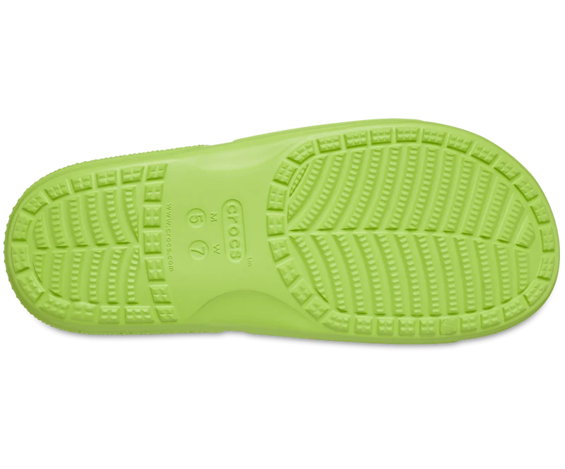 Crocs Klassische Unisex-Rutsche – Limeade