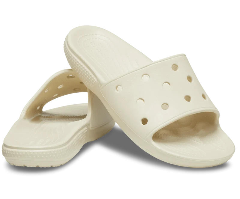 Crocs Klassische Unisex-Slide – Knochen