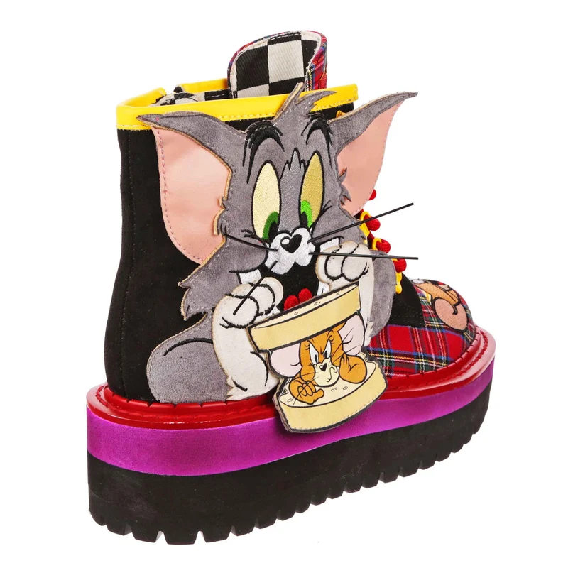 Irregular Choice Frauen Tom & Jerry Maus-Sandwich-Stiefel