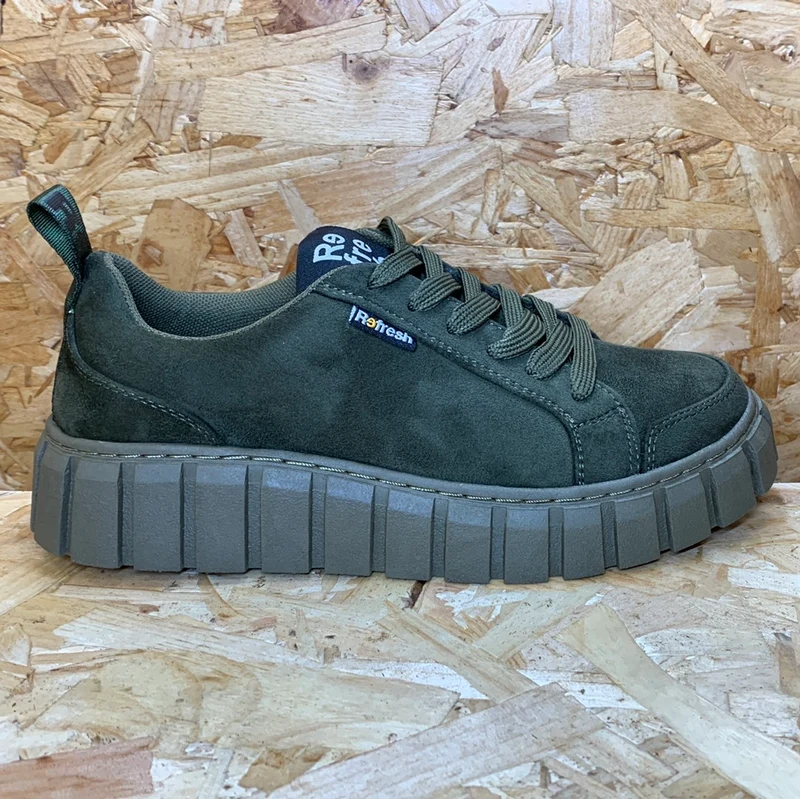 Refresh Mode-Sneaker für Damen – Khaki