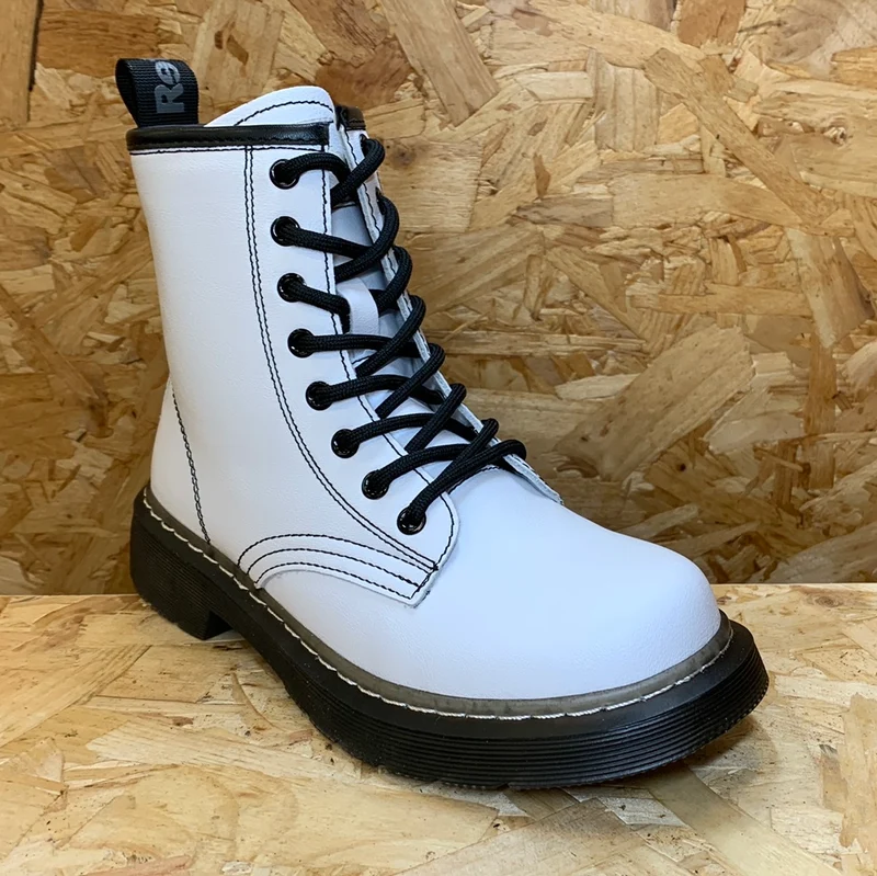 Refresh Fashion-Stiefelette für Damen – Weiß