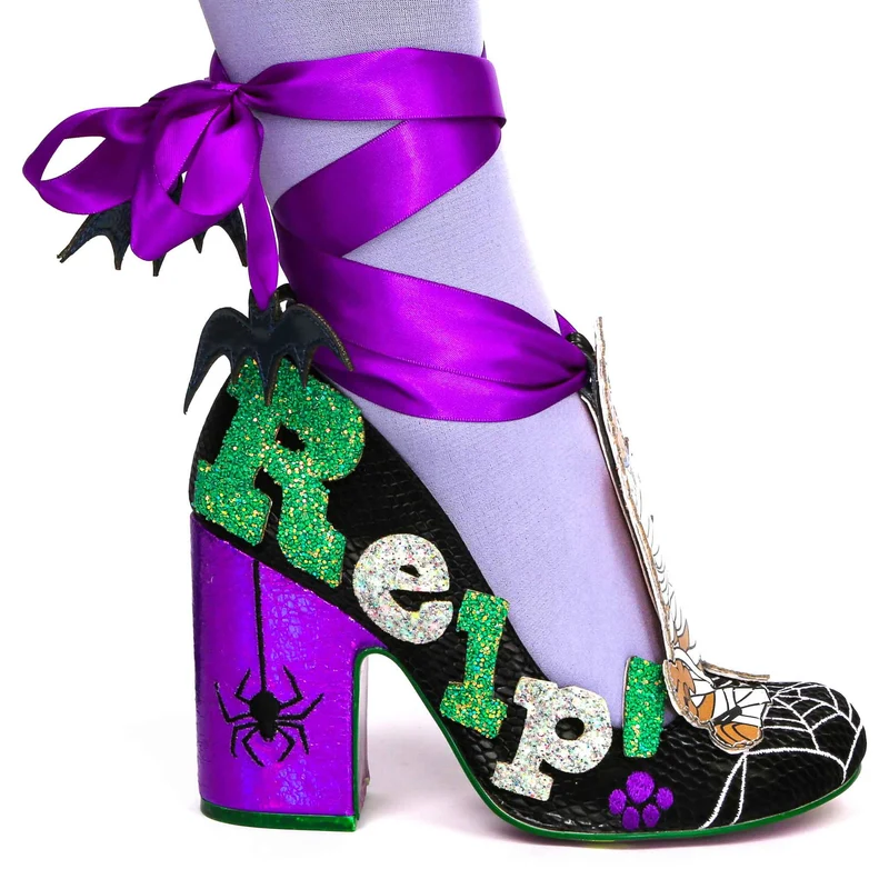 Irregular Choice Frauen Scooby Doo Ruh Roh High Heel – Lila
