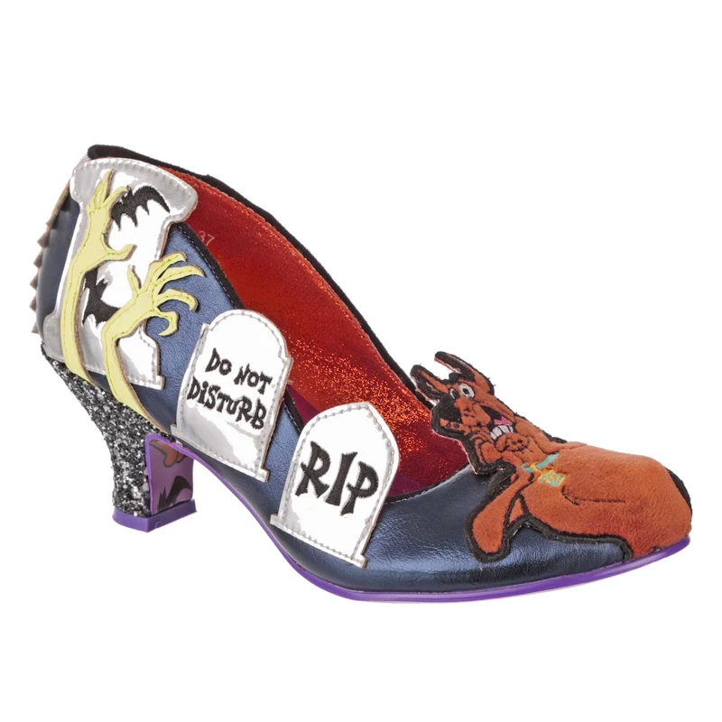 Irregular Choice Frauen Scooby Doo Wo bist du! High Heel – Grün/Silber