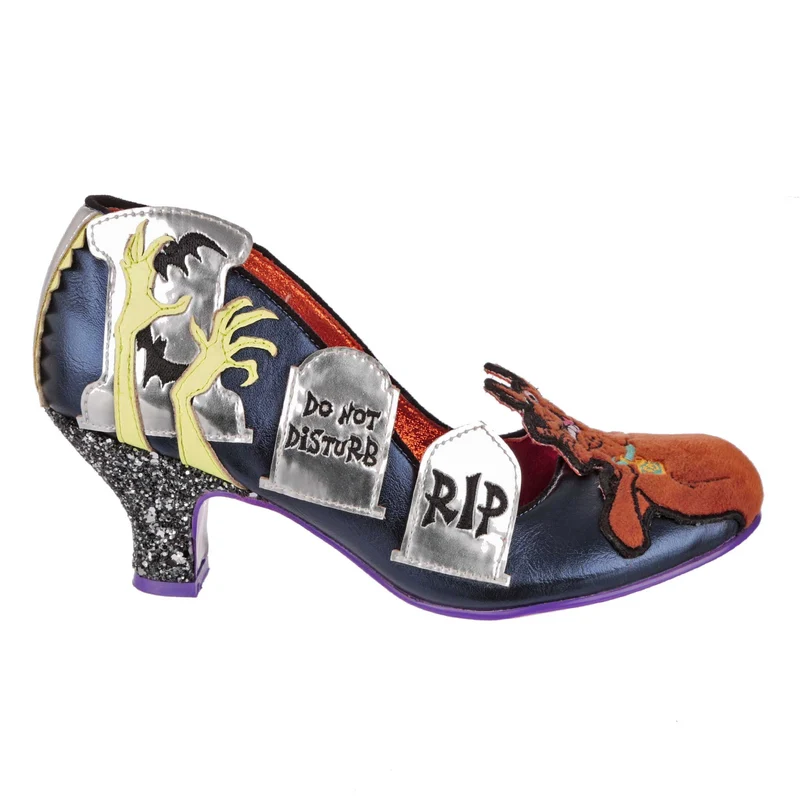 Irregular Choice Frauen Scooby Doo Wo bist du! High Heel – Grün/Silber