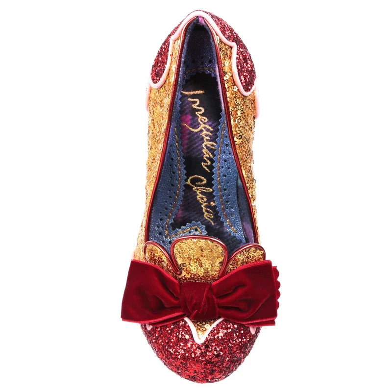 Irregular Choice Womens Looks Like Rain Dear High Heel - Rot