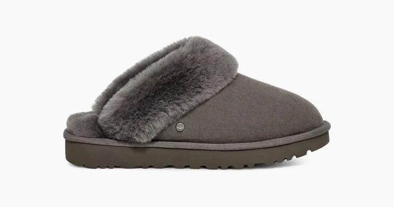 UGG Damen Classic II Hausschuhe – Anthrazit