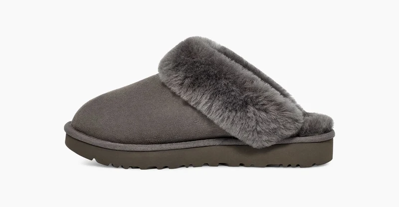 UGG Damen Classic II Hausschuhe – Anthrazit