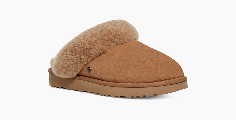 UGG Damen Classic II Hausschuhe – Kastanie