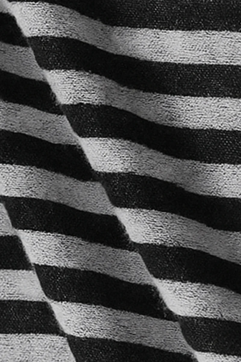 William Elegantes Gestreiftes Hemd | Schwarz