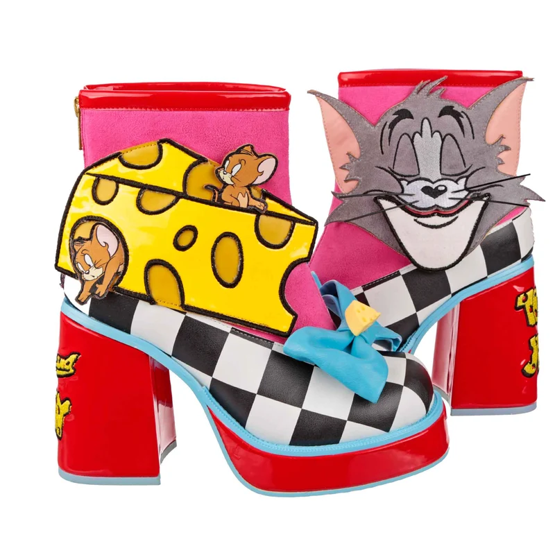 Irregular Choice Frauen Tom & Jerry Heimlicher Snack-High Heel