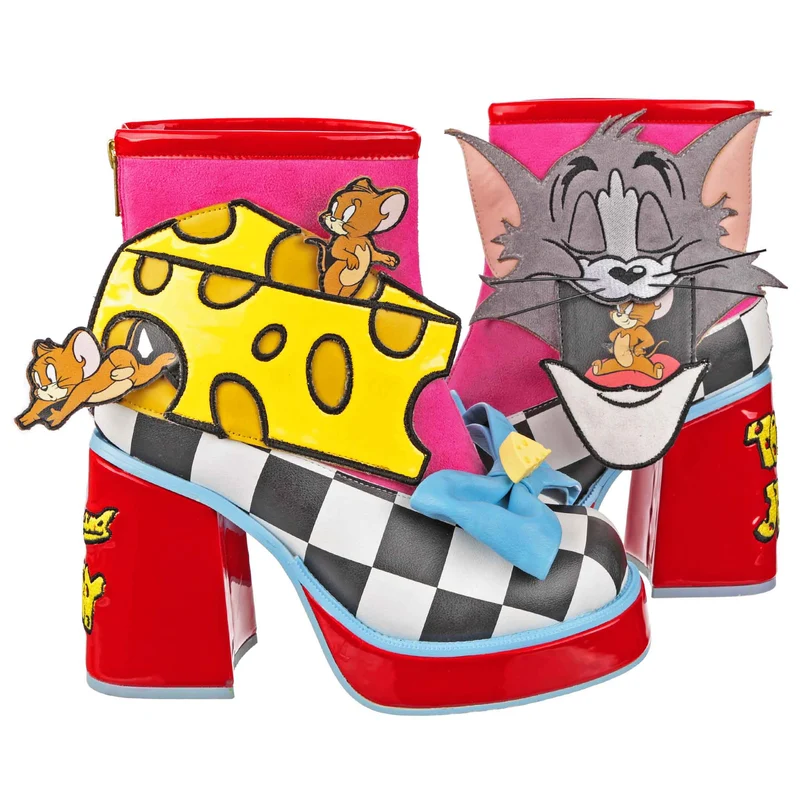 Irregular Choice Frauen Tom & Jerry Heimlicher Snack-High Heel