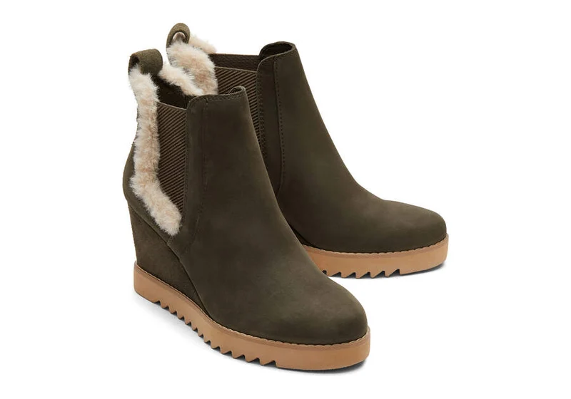 TOMS Maddie-Stiefel für Damen – Tarmac Olive